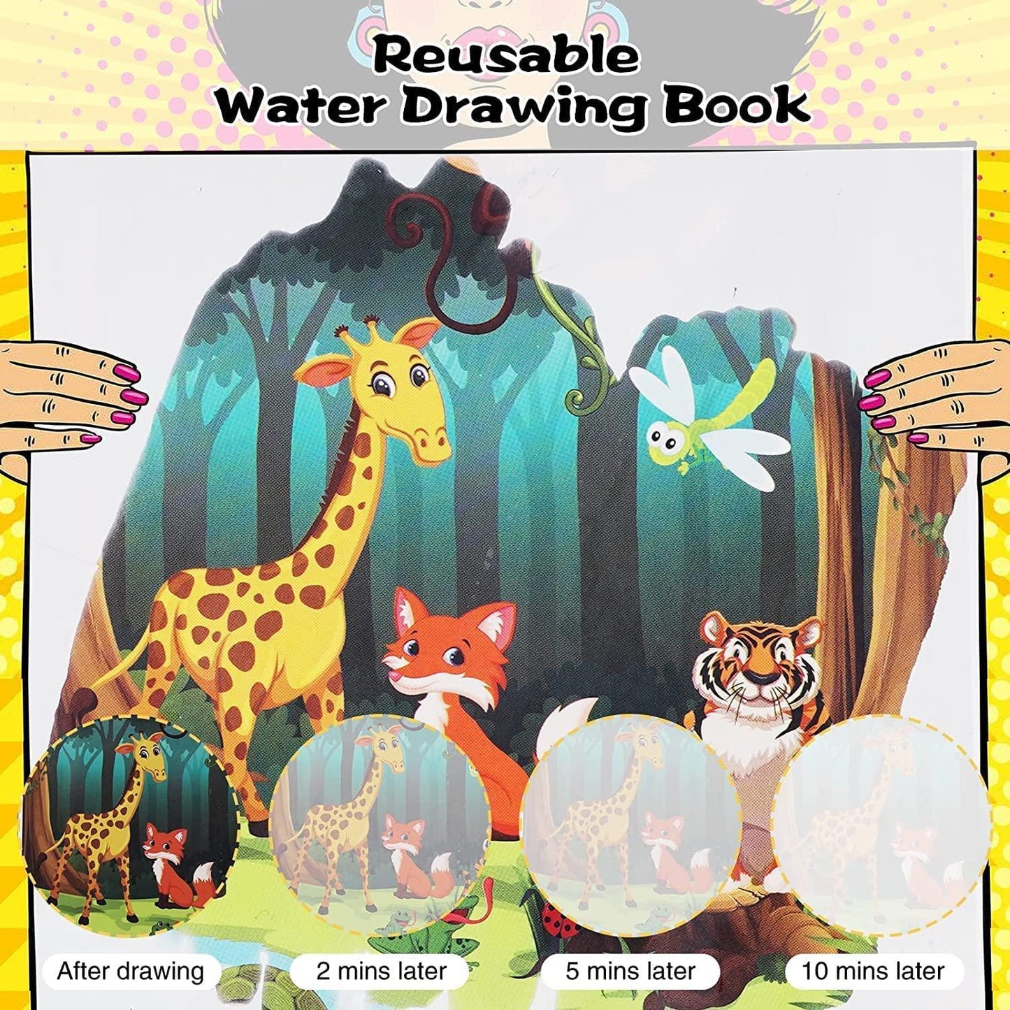 Reusable Magic Water Quick Dry Book